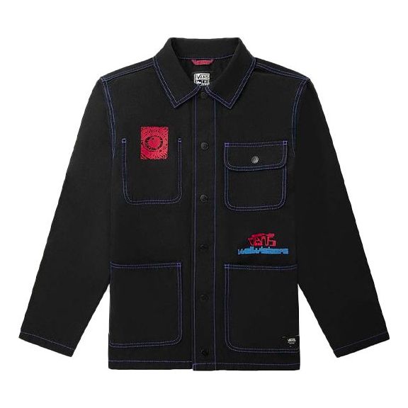 Takki Vans Multiple Pockets Pattern Jacket Musta | VN0A3WF140C, 0