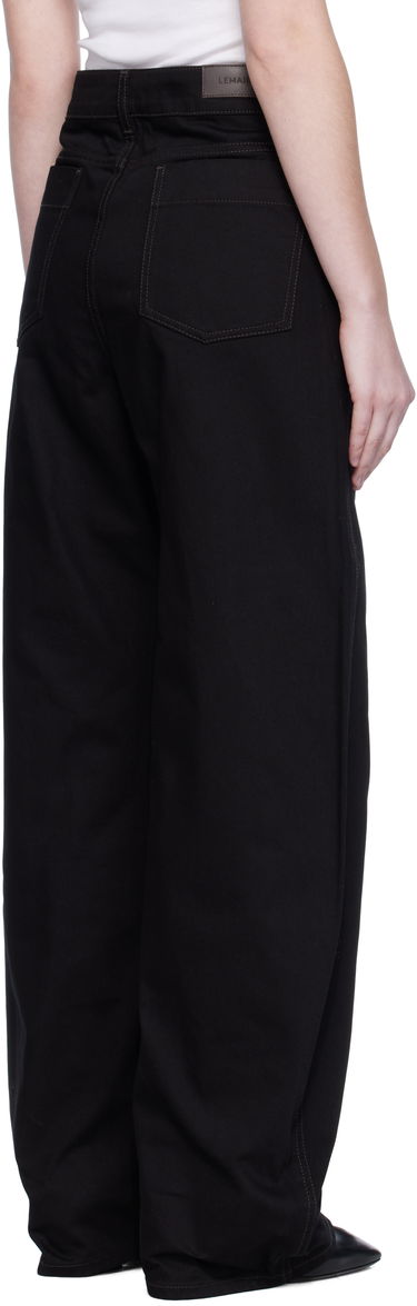 Jeans LEMAIRE Lemaire High Waisted Curved Jeans Musta | PA1264 LD1055, 2