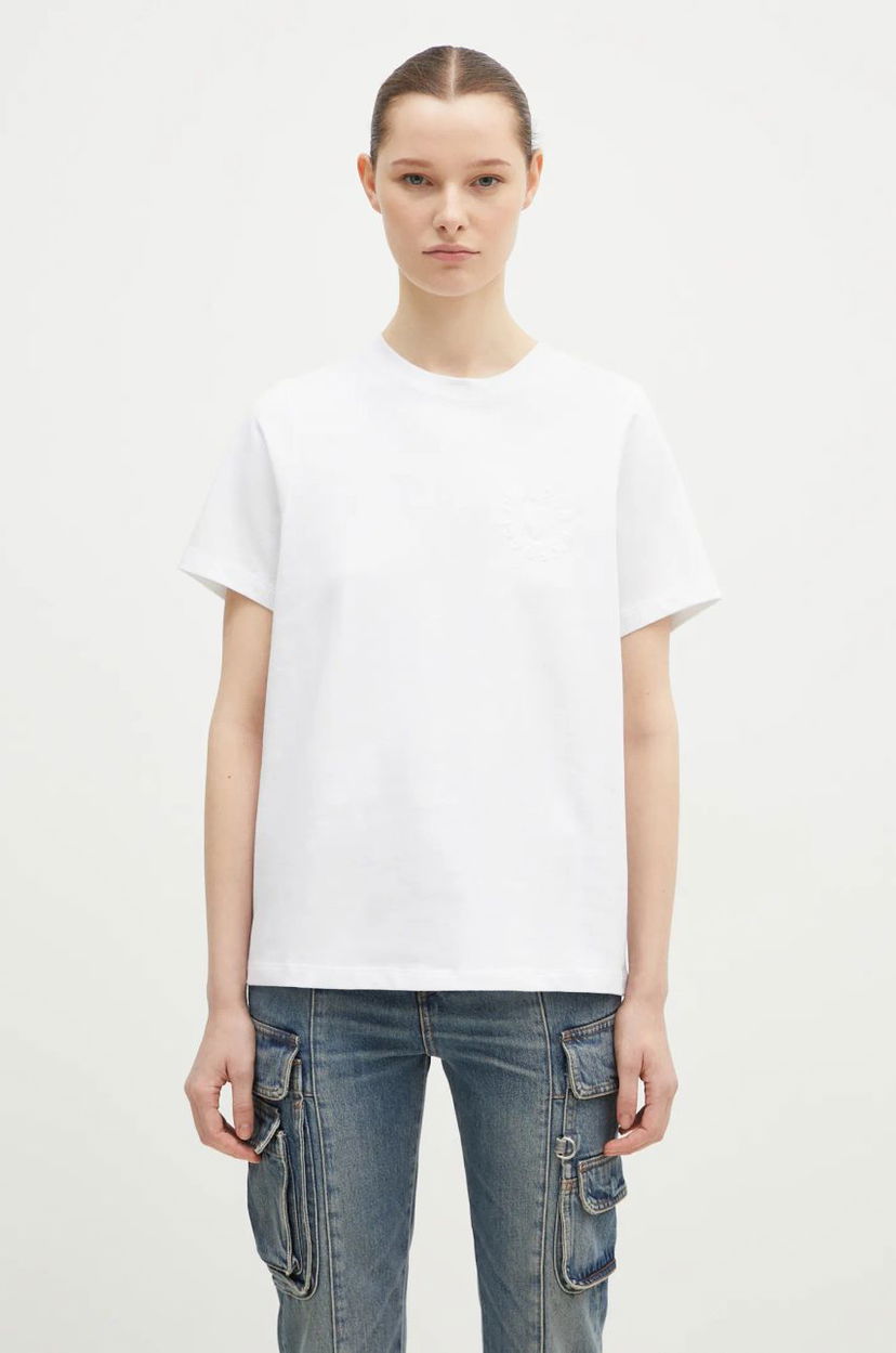 T-paita Fiorucci White Cotton T-Shirt Valkoinen | W01FPTSH101CJ01WH06