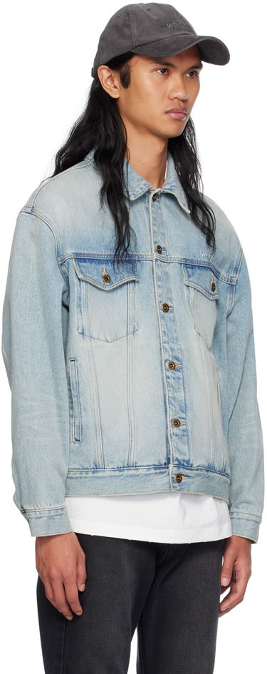 Takki We11done Washed Denim Jacket Sininen | WD-DJ2-24-345-M-SK, 1