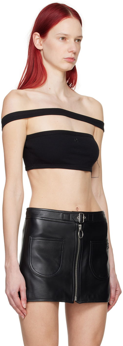 Tankkitoppi Courrèges Courrèges Hyperbole 90's Camisole Top Musta | 224JBR035JS0121, 1