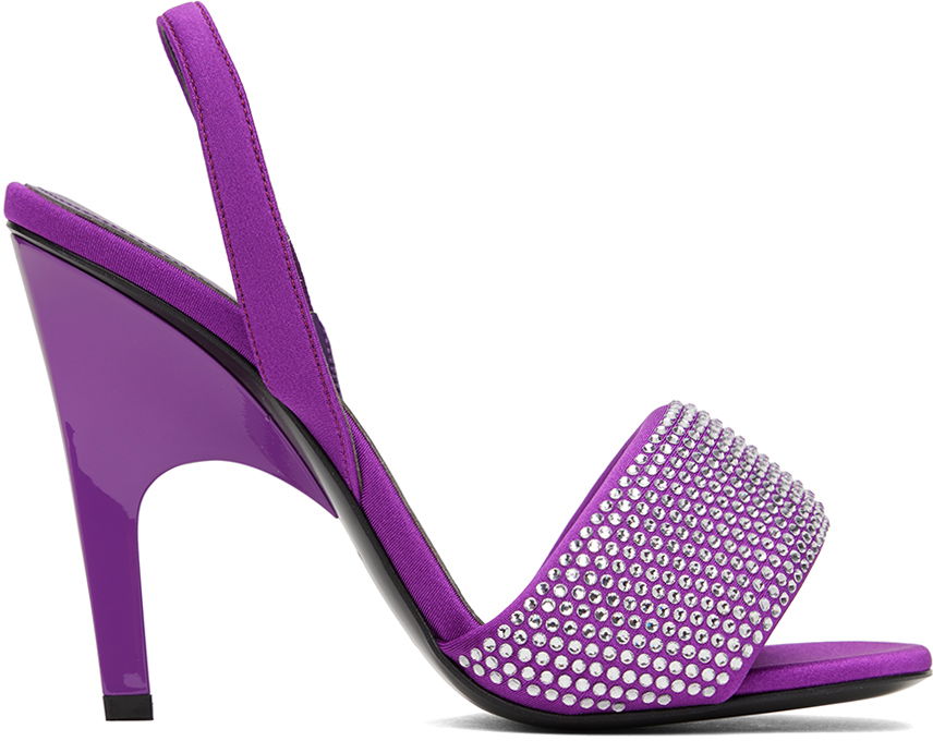 Kengänhoito The Attico Attico Rem Heeled Sandals Violetti | 236WS522 PA45T, 0