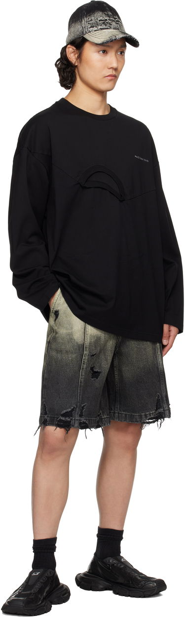 T-paita Feng Chen Wang Feng Chen Wang Oversized 2in1 T-Shirt Musta | FMS19LS01B, 3