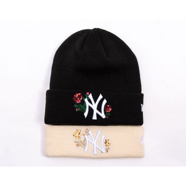 Pipo New Era Beanie MLB Sequin Rose NY Yankees One Size Beige | 60691295, 2