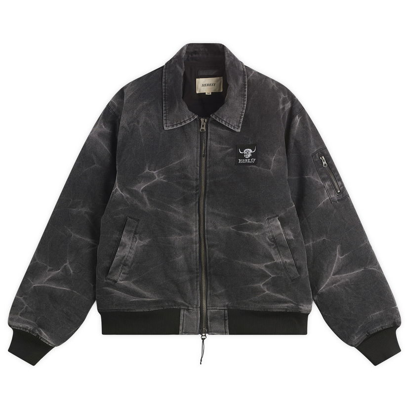 Bomber-takki Heresy Ooser Bomber Jacket Musta | HAW25-O10
