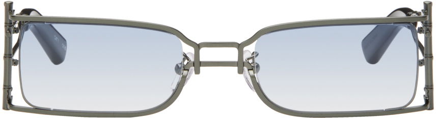 Aurinkolasit Feng Chen Wang Feng Chen Wang Bamboo Sunglasses Harmaa | SSE-WS01-002, 0