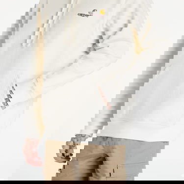 Huppari Carhartt WIP Hooded American Script Valkoinen | I028279.05.XX, 2