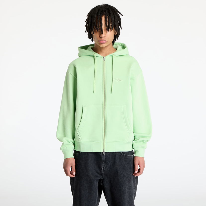 Huppari Dime DIME Cursive Zip Hoodie Vihreä | DIMESP2549SAG