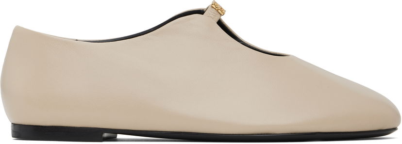 Vaatteet Givenchy Givenchy 4G Liquid Ballerina Flats Beige | BE500VE16Q257