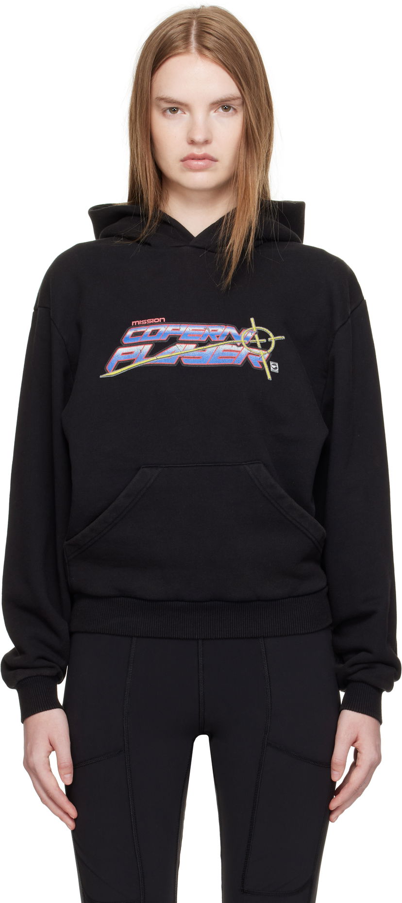 Huppari Coperni Coperni Slogan Graphic Hoodie Musta | COPJS15PF5018