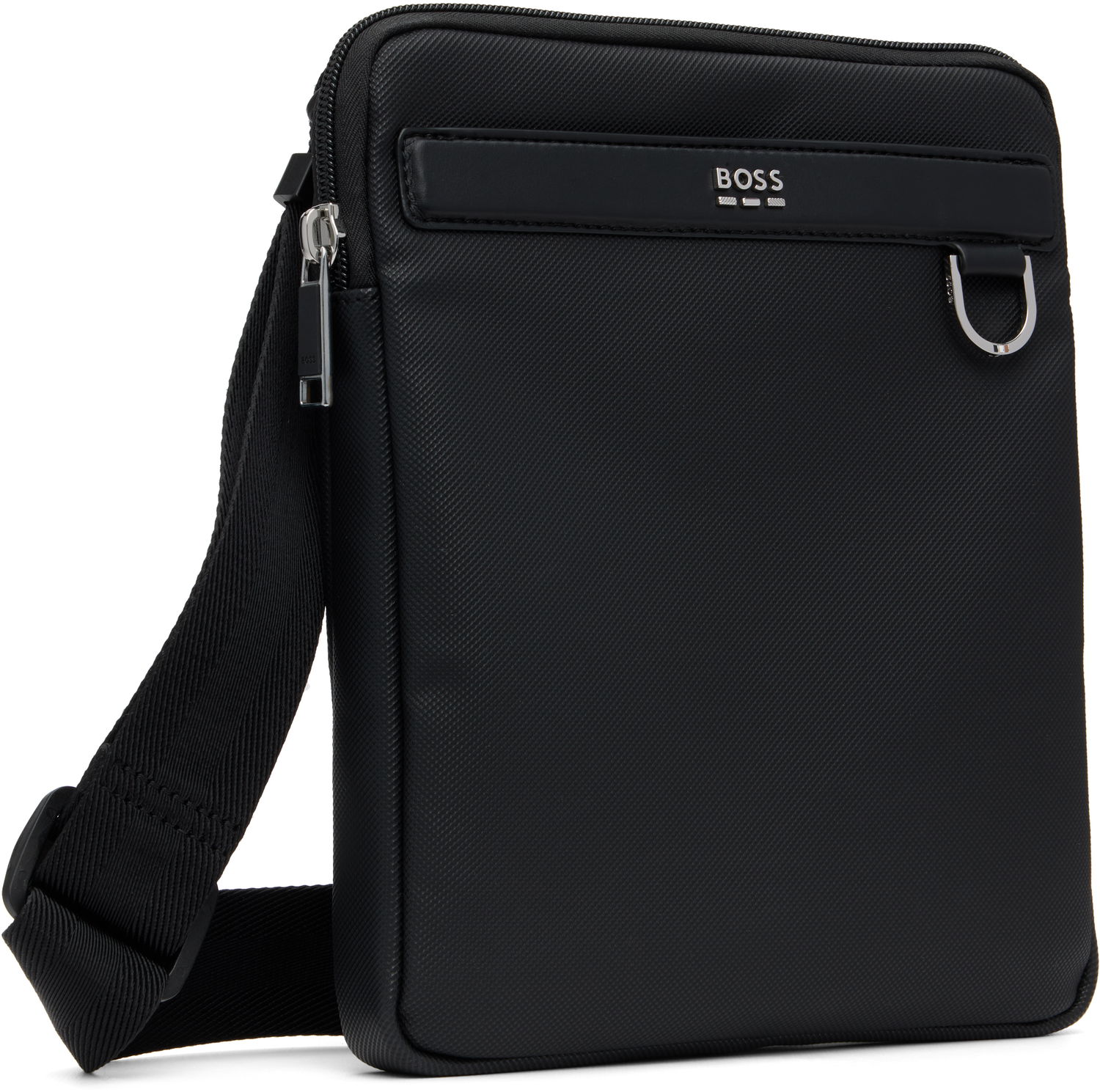 Olkalaukku BOSS Smooth & Structured Reporter Bag Musta | 50548791, 1