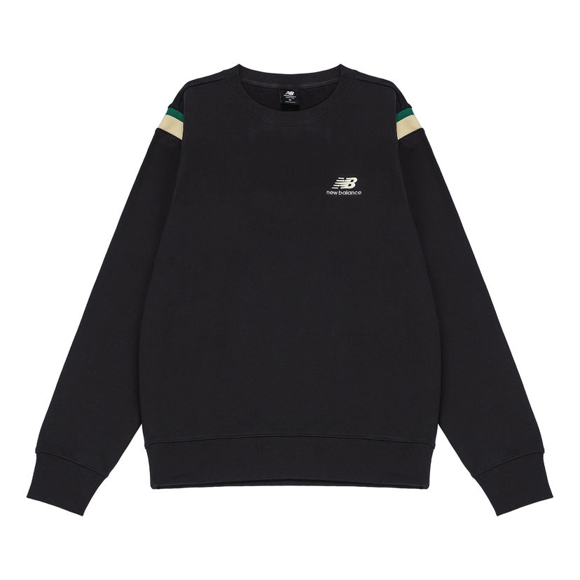 Huppari New Balance Lifestyle Sweatshirt Musta | AMT23559-PHM