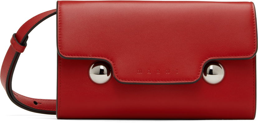 Lompakko Marni Marni Leather Trunkaroo Bag Punainen | PHMO0041U0 P6948
