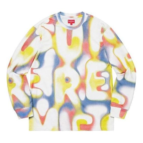 Villapaita Supreme Half Tone Long Sleeve Top Monivärinen | SUP-SS21-520