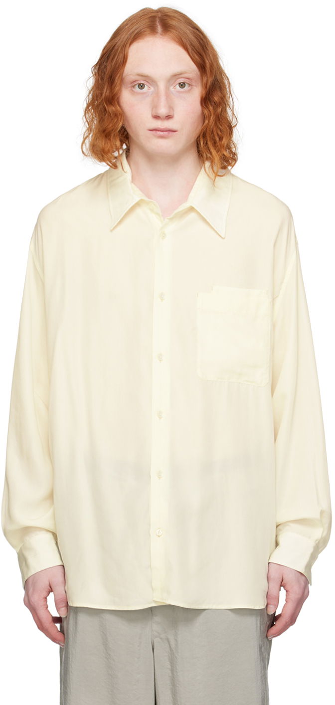 Paita LEMAIRE Lemaire Patch Pocket Shirt Keltainen | SH1089 LF1126