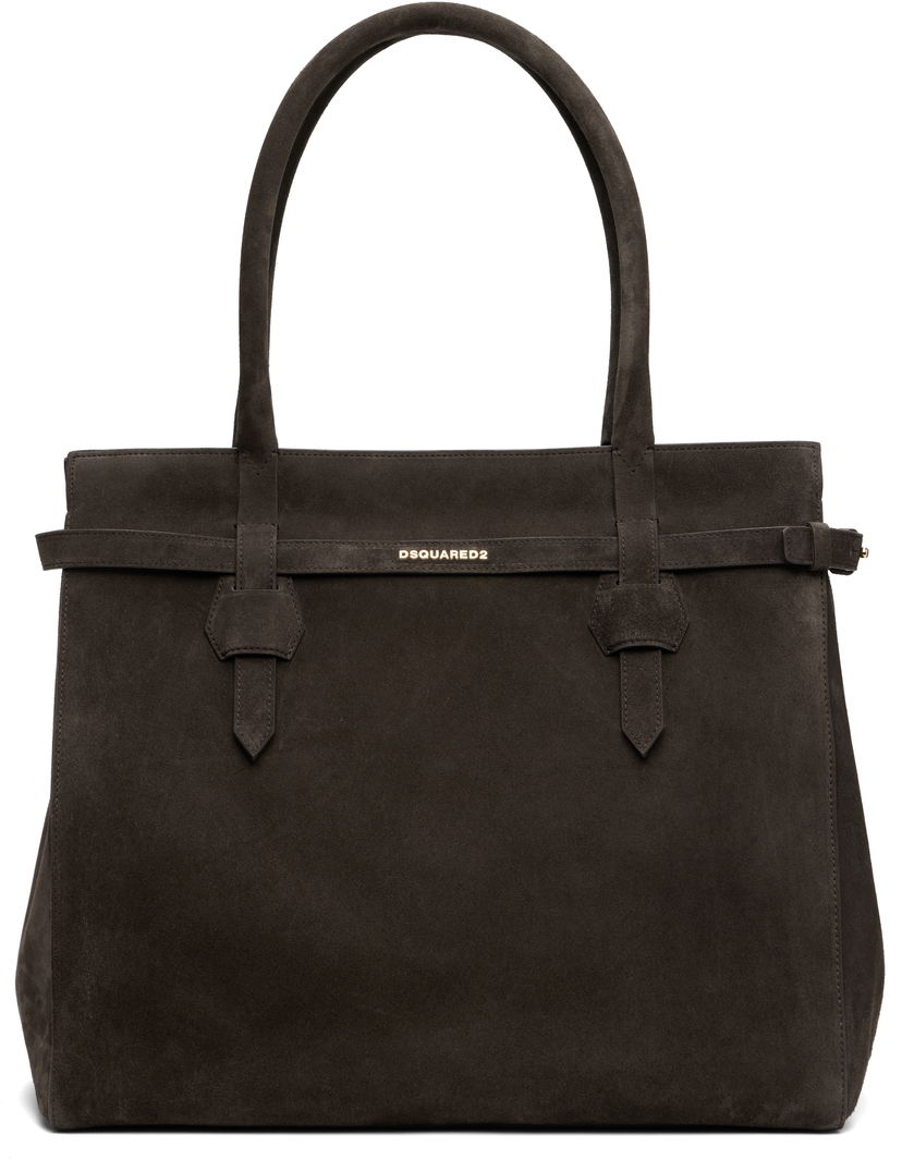 Kangaskassi DSQUARED2 Dsquared2 Twin Shopping Tote Ruskea | SPM0106_1503520