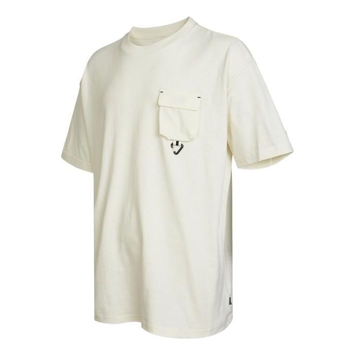 T-paita Converse Go Outdoor Oversized Pocket T-Shirt Valkoinen | 10024357-A01
