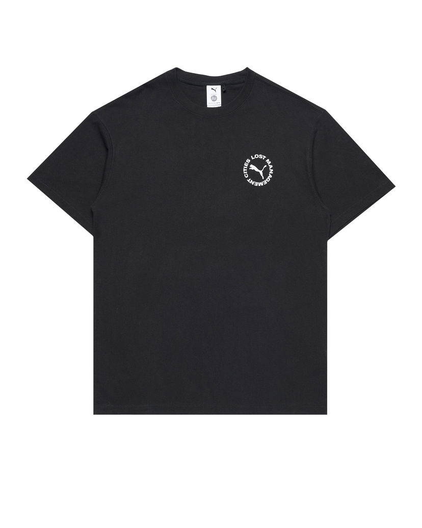 T-paita Puma Lost Management Cities x Cat Graphic T-Shirt Musta | 628043-01