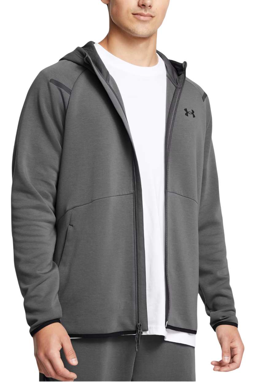 Huppari Under Armour UA Unstoppable Flc FZ HD Hoodie Harmaa | 1389352-025