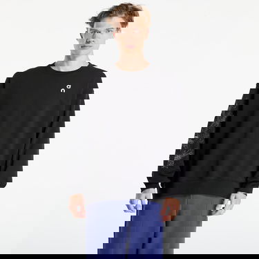 Huppari On Running Club Crew Graphic Sweatshirt Musta | 1MF30540192, 3