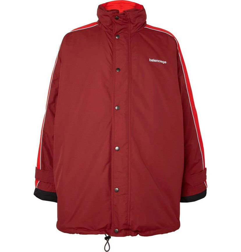 Tuulitakki Balenciaga Oversized Padded Windbreaker Punainen | 511210 TXD12 6314