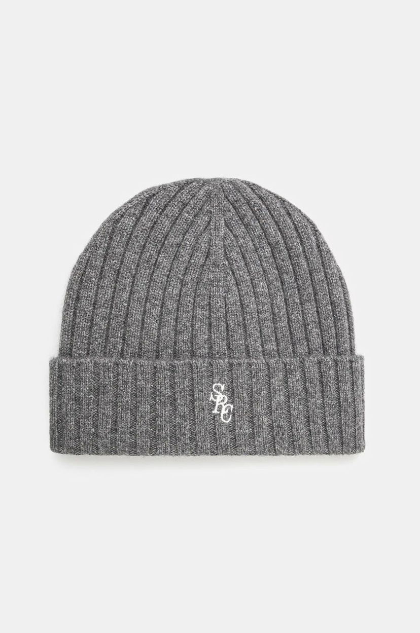 Pipo Sporty & Rich SRC Wool Cashmere Beanie Harmaa | AC066506302GY03
