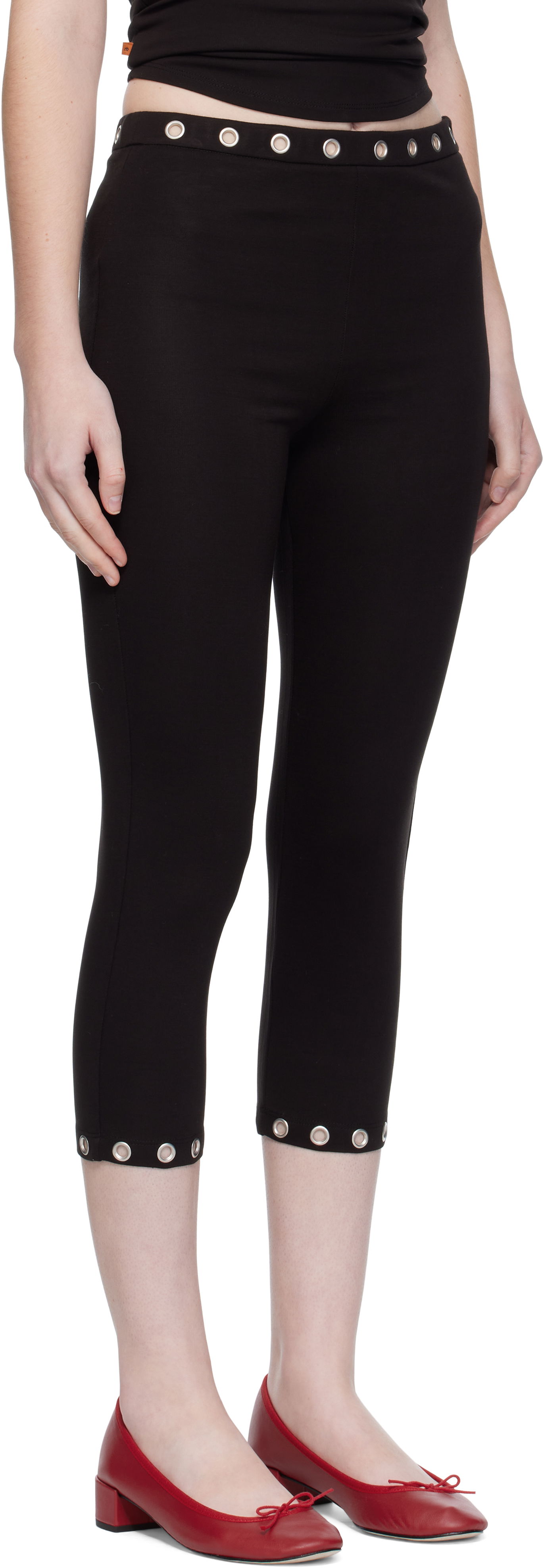 Leggingsit Miaou Miaou Carla Capri Leggings Musta | 1065HJBBLK, 1