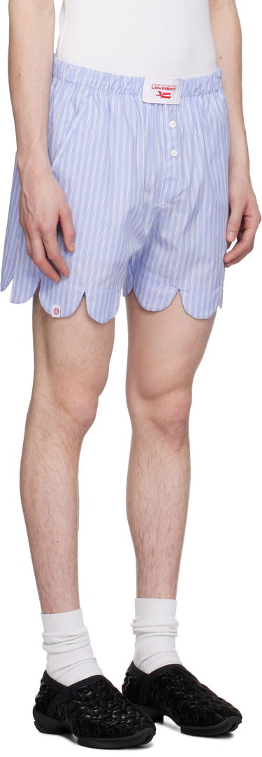 Nyrkkeilijät Charles Jeffrey Loverboy Charles Jeffrey LOVERBOY Scalloped Boxer Shorts Sininen | 54030402, 4