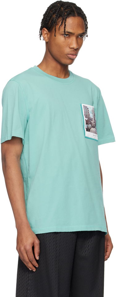 T-paita Helmut Lang Helmut Lang Brooklyn Postcard T-Shirt Vihreä | O10HM516, 1