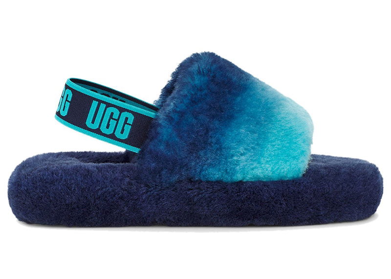 Tennarit ja kengät UGG Fluff Yeah Slide Gradient Sininen | 1120772K-BCB, 0