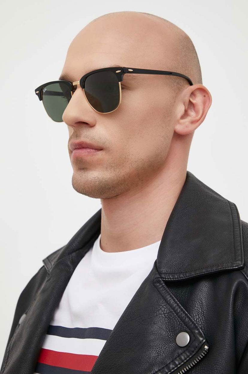 Aurinkolasit Ray-Ban Sunglasses Clubmaster Musta | 0RB3016