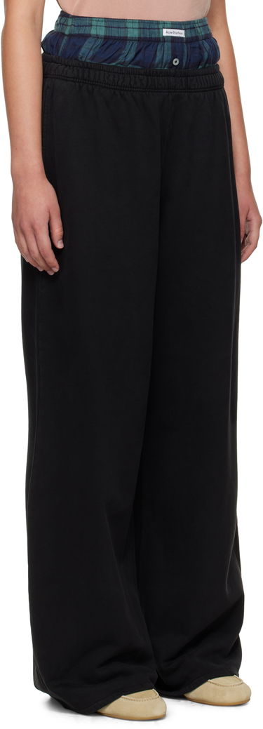 Verryttelyhousut Acne Studios Acne Studios Layered Sweatpants Musta | AK0914-, 1