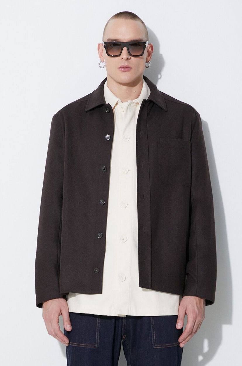 Takki A.P.C. Wool Jacket Ruskea | WOAPN.H02871