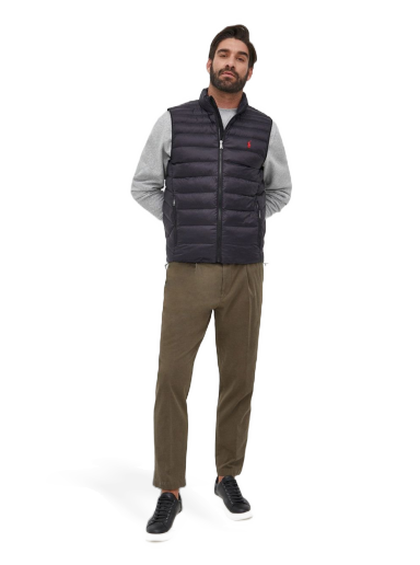 Liivi Polo by Ralph Lauren Recycled Lightweight Down Gilet Musta | 710810898012
