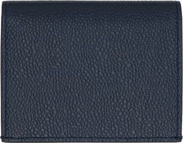 Lompakko Thom Browne Thom Browne Pebble Grain 4-Bar Double Card Holder Tummansininen | UAW076A-00198, 1
