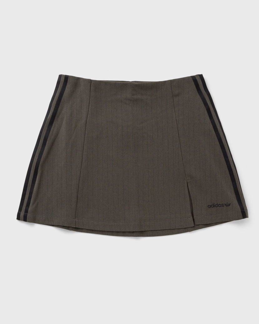 Hame adidas Originals Pinstripe Mini Skirt Vihreä | JY3516