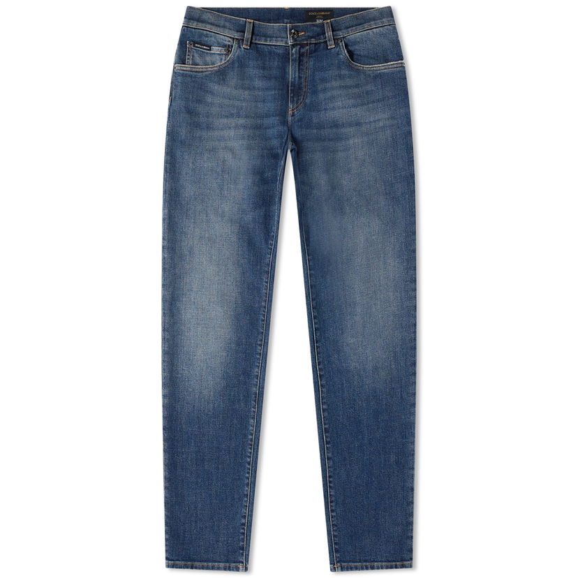 Jeans Dolce & Gabbana Slim Fit Denim Jean Washed Tummansininen | GY07CDG8GW9-S9001