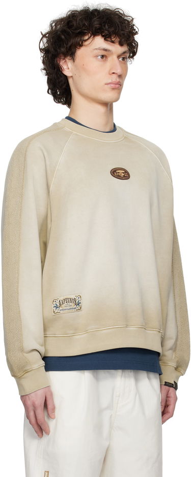 Villapaita AAPE by A Bathing Ape AAPE by A Bathing Ape Main Crewneck Sweatshirt Beige | AAPSWMC320XXNBGX, 1