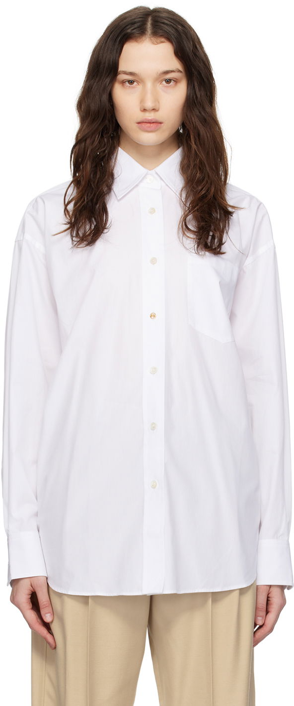 Paita Stella McCartney Stella McCartney Oversized  Shirt Valkoinen | 6200443CU100