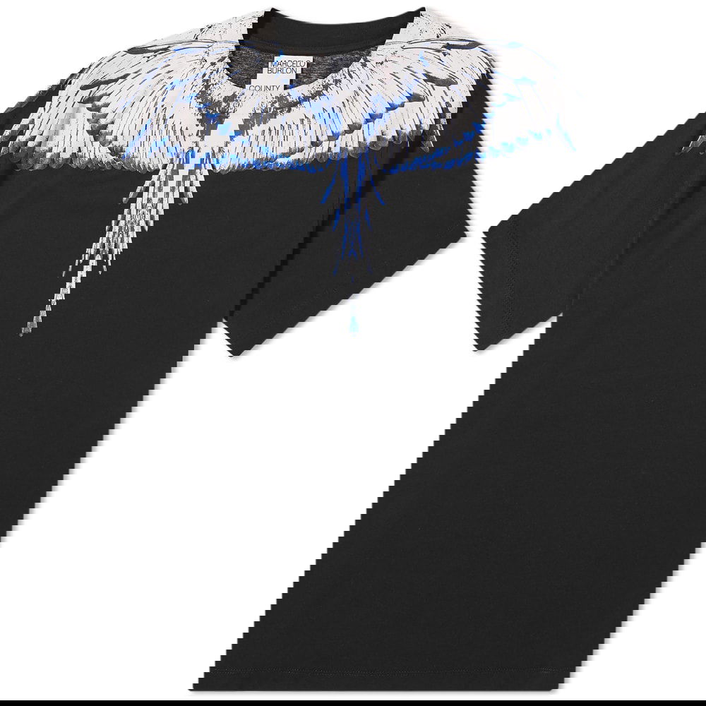 T-paita Marcelo Burlon Icons Wings Tee Musta | CMAA018C99JER0011001, 0