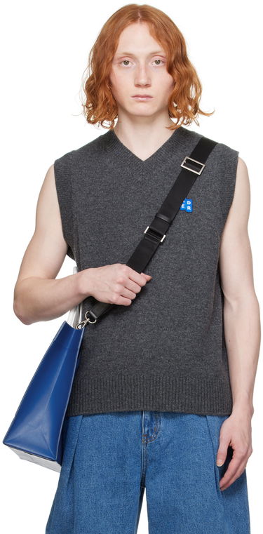 Liivi ADER ERROR Tag Knit Vest Harmaa | BMSGFYKT0201CC, 0