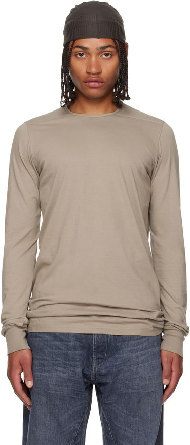 T-paita Rick Owens DRKSHDW Concordians Level LS T-shirt Beige | DU02E7260 RN, 0