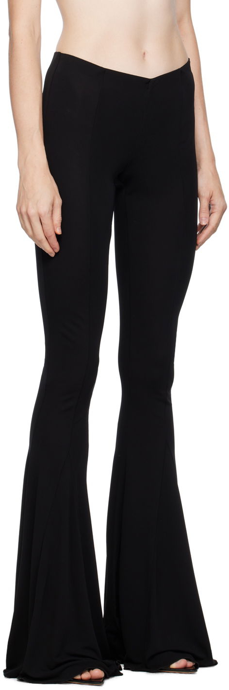 Housut Blumarine Flared Trousers Musta | P344P010A, 1