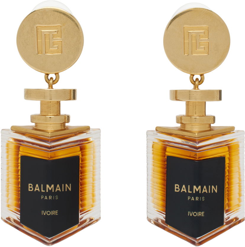 Korvakorut Balmain Balmain Perfume Clip-on Earrings Metallinen | EN0XI492KBXI