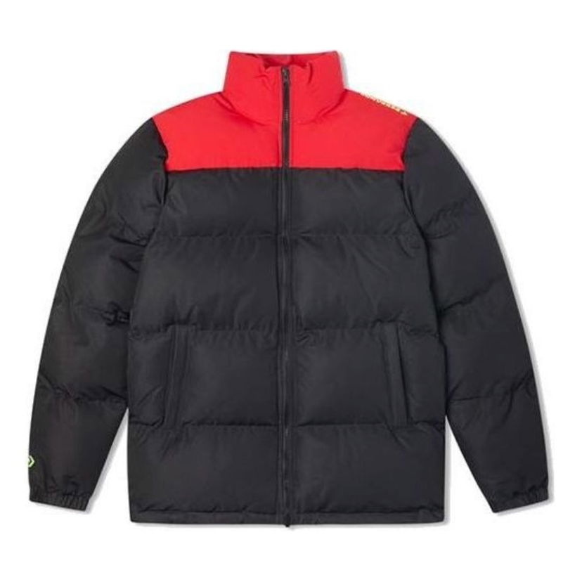 Puffer takki Converse Colorblock Down Jacket Musta | 10020541-A01