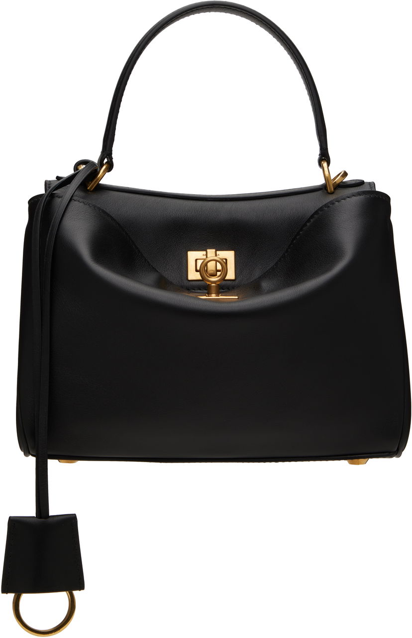 Käsilaukku Balenciaga Mini Leather Handbag Musta | 795456 2AA4V