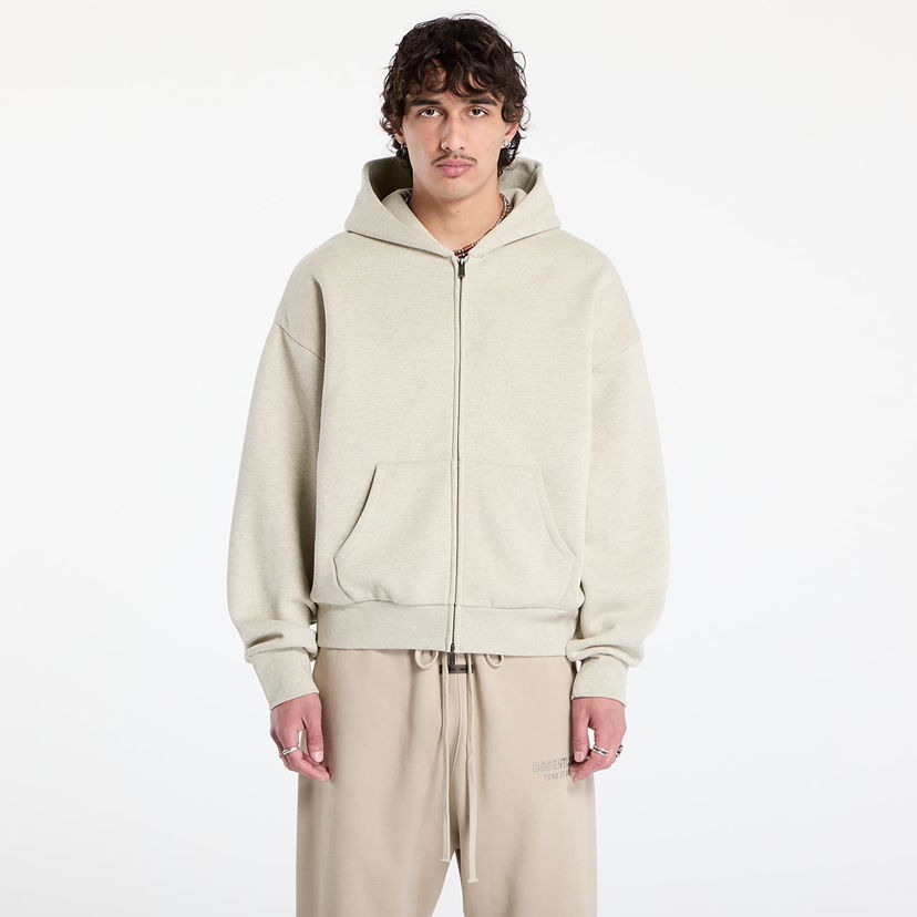 Huppari Fear of God Fear of God Essentials Classic Full Zip Hoodie XXS Beige | 192SP254782F-969