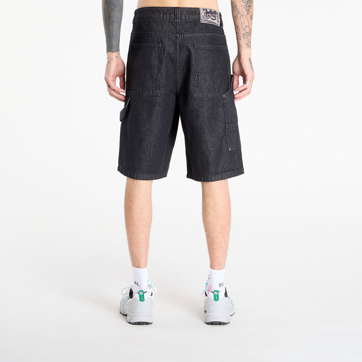 Shortsit Dime Dime Carpenter Denim Shorts 34 Musta | DIMEFA2521BLK, 1