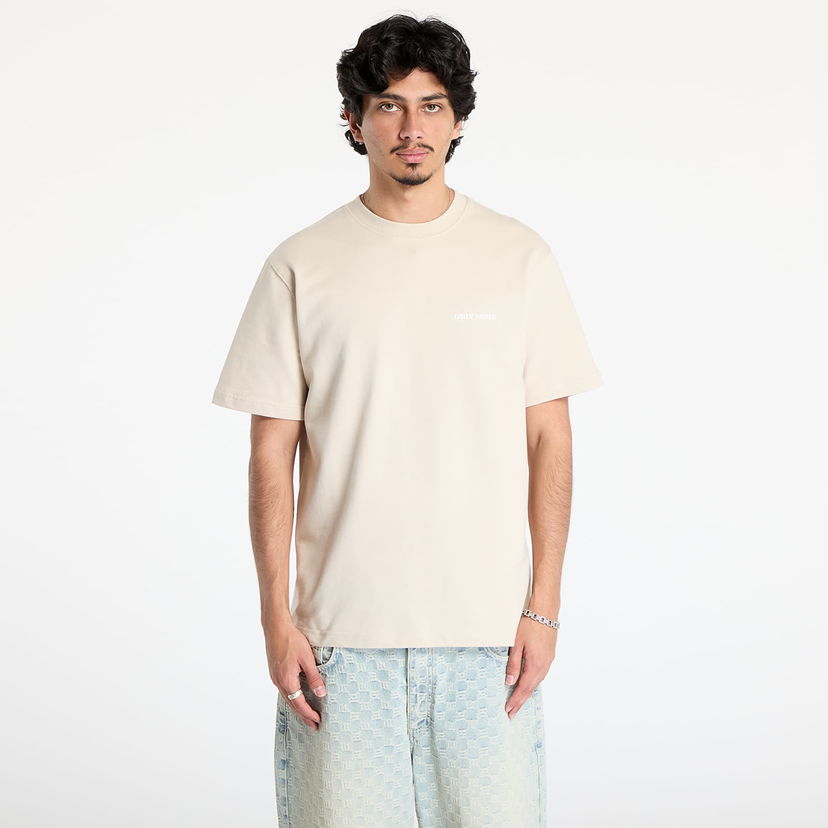 T-paita DAILY PAPER Daily Paper Dias T-Shirt Beige | 2513067