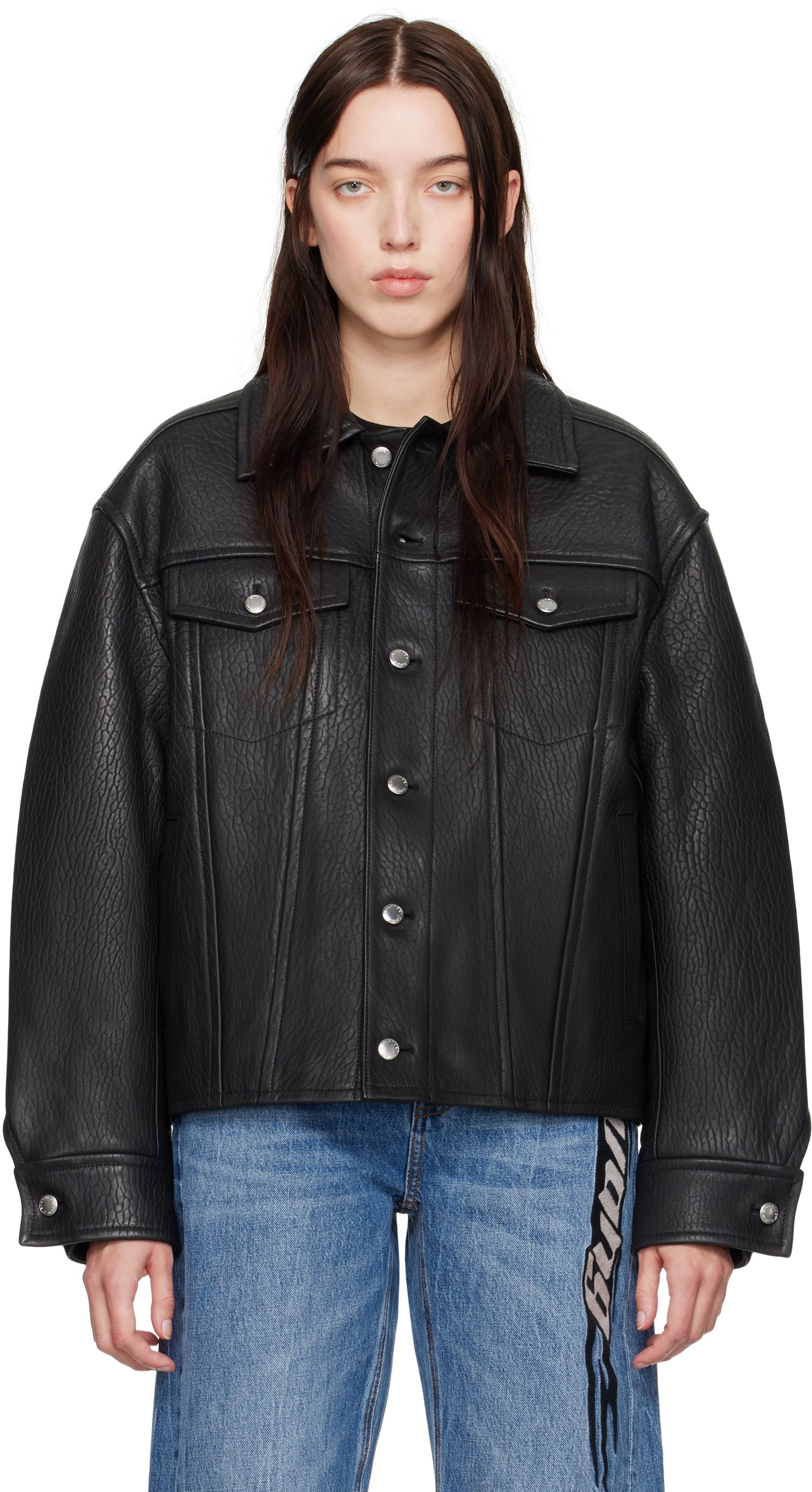 Takki Alexander Wang Leather Jacket Musta | 1WC4242582, 0